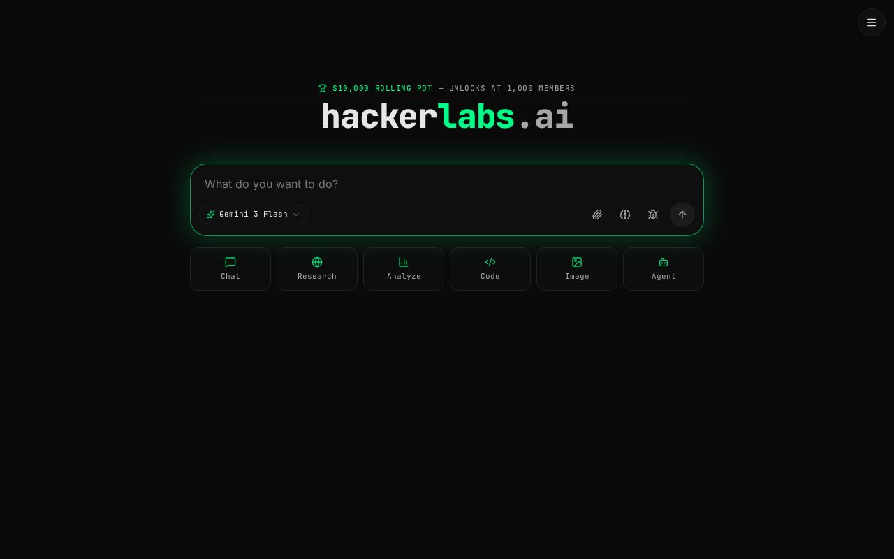 HackerLabs.ai screenshot