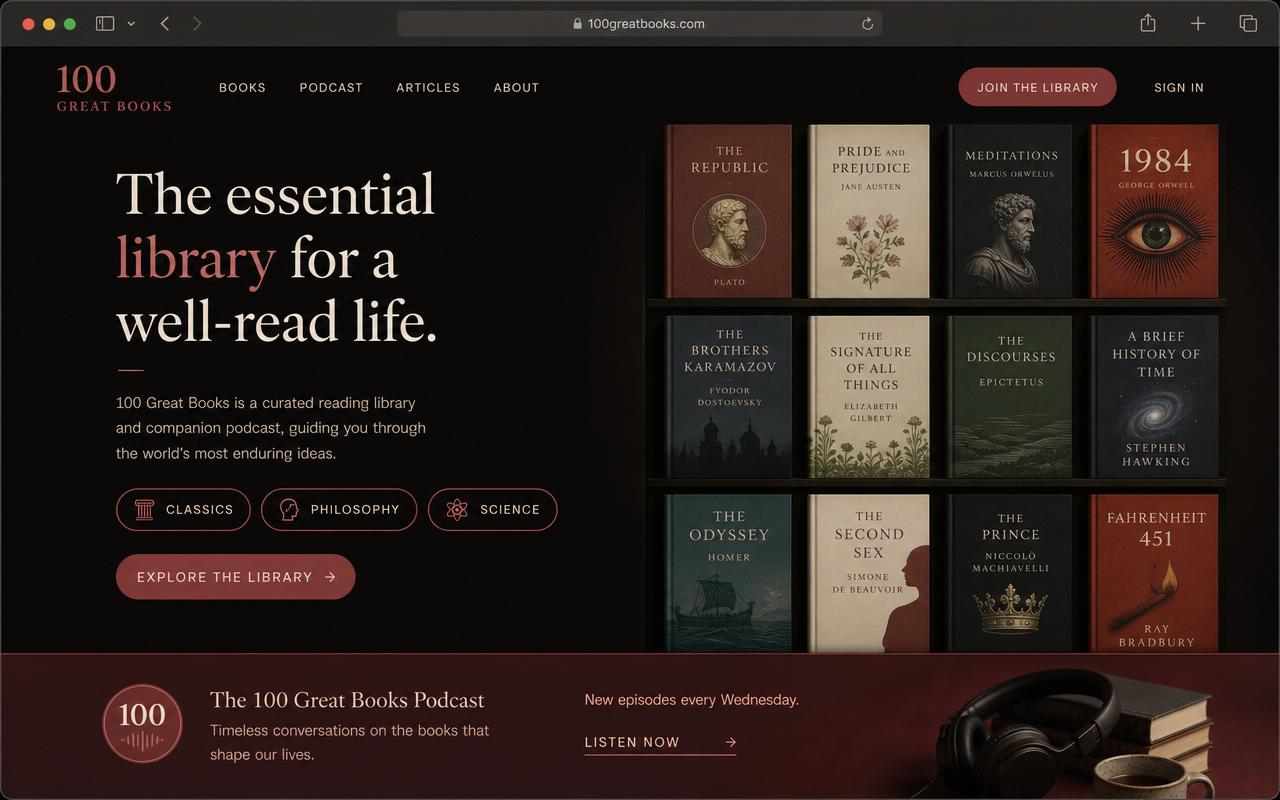 100 Great Books screenshot