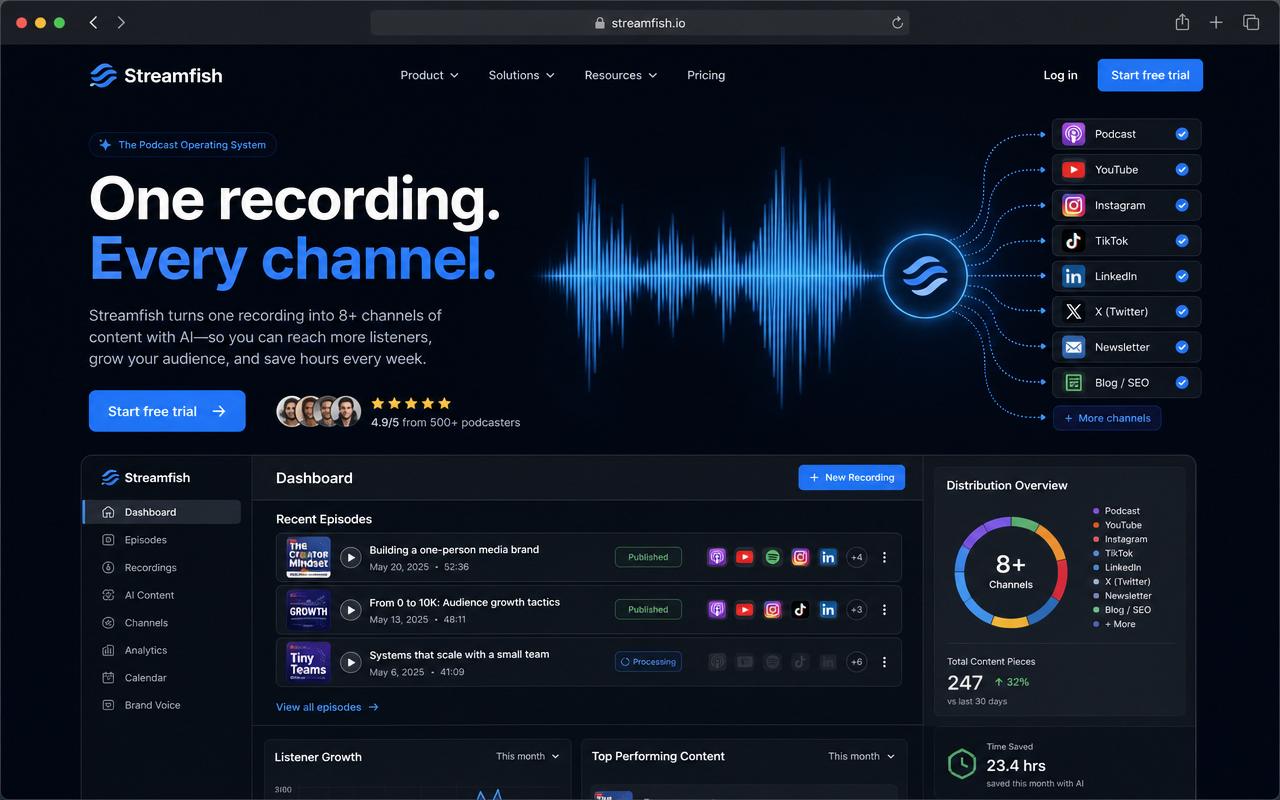 Streamfish screenshot